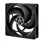 ARCTIC P12 Silent ypač tylus korpuso ventiliatorius, 3-pin, 120mm (Juodas)