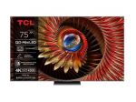 TCL 75C8K televizorius 190,5 cm (75") 4K Ultra HD Smart TV Wi-Fi 4500 cd/m&sup2; Juoda