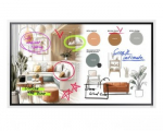SAMSUNG FLIP PRO DIGITAL FLIPBOARD, WM65F-X, 65" UHD, REAR (HDMI IN/OUT, TOUCH OUT, USB 3.0, LAN, AUDIO), WIFI WPA2 ENTERPRISE, BLUETOOTH, RS-232, TIZEN 9 (8GB RAM/64GB STORAGE) SOC, SPEAKERS (2X15W), 400X400 VESA, WHITE GRAY