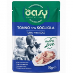 OASY More Love Tuna with sole - &scaron;lapias kačių maistas - 70g