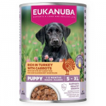 EUKANUBA Life Care Puppy Rich in turkey with carrots - drėgnas ėdalas &scaron;unims - 400g