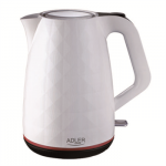 Adler | Kettle | AD 1277 | Standard | 2200 W | 1.7 L | Plastic | 360&deg; rotational base | White