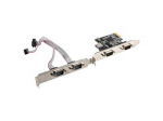 LANBERG PCE-DB9-004 PCI Express->COM 9PIN X4 + Low profile bracket