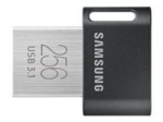 SAMSUNG FIT Plus USB flash drive type-A 256GB 400 MB/s read 110 MB/s write resistant USB 3.1 flash drive with key ring Gray