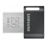 SAMSUNG FIT Plus USB flash drive type-A 256GB 400 MB/s read 110 MB/s write resistant USB 3.1 flash drive with key ring Gray