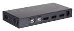 UNITEK V307A KVM jungiklis Pilka