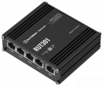 Ethernet Router | RUT301 | No Wi-Fi | 10/100 Mbit/s | Ethernet LAN (RJ-45) ports 5 | Mesh Support No | MU-MiMO No | No mobile broadband