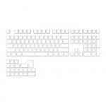 Royal Kludge Pudding PBT Keycaps - (129 vnt., White, PBT, ISO, ANSI, UK layout)