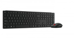 Lenovo Multi-Mode Pro Combo Keyboard and Mouse 6000-US Euro | Keyboard and Mouse Set | Wireless | Mouse included | US Euro | Bluetooth | Eclipse Black