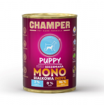CHAMPER Puppy Monoprotein Turkey - drėgnas ėdalas &scaron;unims - 400g