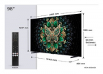 TCL C6K 98C6K televizorius 2,49 m (98") 4K Ultra HD Smart TV &bdquo;Wi-Fi&ldquo; Metalinis