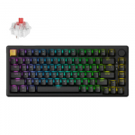 KEYCHRON J2 - US Layout - Super Red Linear - Black Wireless Keyboard