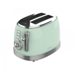 Cecotec Toaster | Toast and Taste 800 Vintage | Power 850 W | Number of slots 2 | Housing material Stainless steel | Light Green