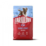 CARNILOVE Active Dog Puppies Salmon and turkey - sausas pa&scaron;aras &scaron;unims - 4kg
