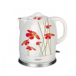 MAESTRO MR-066-RED FLOWERS elektrinis virdulys 1,5 L 1500 W Raudona, Balta