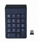 Gembird | Numeric keypad | KPD-W-02 | Numeric keypad | Wireless | N/A | Black