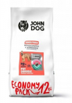 JOHN DOG Good Form Adult Pork with beef - sausas maistas &scaron;unims - 12 kg