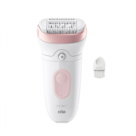 Braun Epilator | 7-000 Silk-&eacute;pil 7 | Operating time (max) 40 min | Number of power levels 1 | Wet and Dry | White/Pink
