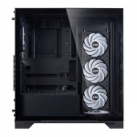XPG Invader X BTF &bdquo;Midi Tower&ldquo; Juoda