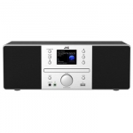 JVC RD-E874B Bok&scaron;tas Bluetooth 20 W Juodas, Sidabrinis