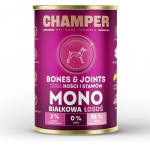 CHAMPER Bones and Joints Monoprotein Salmon - drėgnas ėdalas &scaron;unims - 400g