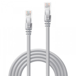 Tinklo Kabelis - LINDY Cat.6 U/UTP Tinklo Kabelis, RJ45, M/M, 250MHz, 1 m, Pilkas