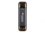 TRANSCEND ESD310C 256GB External SSD USB 10Gbps Type C/A