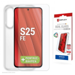Samsung Galaxy S25 FE Real Screen Glass + Case By Displex Transparent