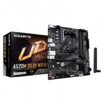 Gigabyte A520M DS3H WIFI6E | Processor family AMD | Processor socket AM4 | DDR4 | Supported hard disk drive interfaces SATA, M.2 | Number of SATA connectors 4