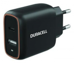 MOBILE CHARGER WALL 20W/BLACK DRACUSB19-EU DURACELL