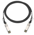 QNAP CAB-DAC30M-SFPP &bdquo;InfiniBand&ldquo; arba pluo&scaron;tinis optinis kabelis 3 m SFP+ DAC Juoda