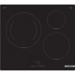 Bosch | PUJ611BB5E | Induction | Number of burners/cooking zones 3 | Touch | Timer | Black