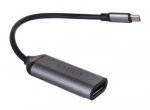 UNITEK V1415C ADAPTER USB-C - DisplayPort 1.4 8K 60Hz 15cm ALU