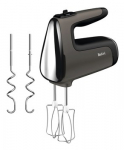 TEFAL | Hand Mixer | Powermix Silence HT654E38 | Hand Mixer | 600 W | Number of speeds 5 | Turbo mode | Dark grey