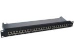 Alantec PK040 Patch panel STP cat.6A 24 prievadai LSA 1U 19"