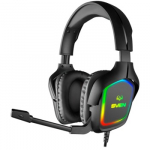 Gaming headphones with microphone AP-U750MV, black (USB, RGB)
