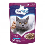 PREVITAL Veal in gravy - &scaron;lapias kačių maistas - 100g