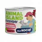 ANIMAL ISLAND Everyday Beef and game for kittens - &scaron;lapias kačių maistas - 185g