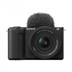 Sony Mirrorless Vlog Camera | ZV-E10M2KB ZV-E10 II and 16-50mm Lens Kit | Mirrorless Camera body | 27 MP | ISO sensitivity (max) 102400 | Display diagonal 3 " | Video recording | Wi-Fi | Fast Hybrid AF | Magnification 2 x | APS-C type (23.3 x 15.5 mm ...