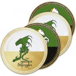 The Lord of the Rings - Set of 4 Plates - Taverns