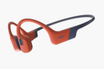 Shokz OpenSwim Pro plaukimo ausinės su kaulų laidumo technologija, USB-C, raudonos spalvos