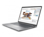 HP ZBook 8 G1i Intel Core Ultra 7 255H Mobilioji darbo stotis 35,6 cm (14") WUXGA 16 GB DDR5-SDRAM 1 TB SSD NVIDIA RTX 500 Ada Wi-Fi 7 (802.11be) Windows 11 Pro AI darbo stotis, AI kompiuteris Sidabrinė