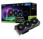 PNY GeForce RTX 5080 ARGB OC - 16 GB GDDR7 vaizdo plok&scaron;tė