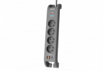 Surge protector power strip 4 sockets 2m 3xUS