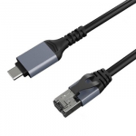 Interneto Kabelis CAT6 UTP, USB Type-C - RJ45, 3m