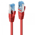 Tinklo Kabelis - LINDY Cat.6A S/FTP LSZH Tinklo Kabelis, RJ45, M/M, 500MHz, 1.5 m, Raudonas