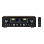 AKAI AM-100 RHAPSODY Stereo sistema 30 W RMS, Bluetooth 5.0, DAB+/FM, CD/USB, AUX, ruda juoda