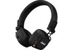 Marshall Major V juodos spalvos bevielės Bluetooth ausinės | Tvirtas ir sulankstomas dizainas | Svoris: 186 g