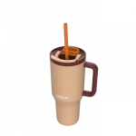 Termo puodelis su teleskopiniu &scaron;iaudeliu Kambukka Rio Tumbler 950ml Almond Dream
