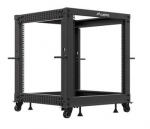LANBERG Open rack 19inch 12U 600x600-1100 adjustable black